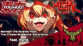 Touhou  EastNewSound  Hiiro Gekka Kyousai no Zetsu feat Rena 【Intense Symphonic Metal Cover】 [upl. by Nysa145]