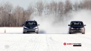 The Sienna Handles Better than Competition on Snow [upl. by Ahto]