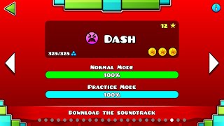 Geometry Dash 22 – “Dash” 100 Complete All Coins [upl. by Swords85]