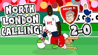 🎸NORTH LONDON CALLING🎸 Arsenal beat Spurs 20 Derby 2017 Parody [upl. by Adnawat107]