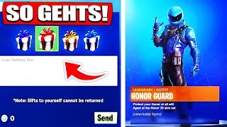 NEU Fortnite Geschenke System  Skins an FREUNDE verschenken  Fortnite Battle Royale Deutsch [upl. by Rann954]