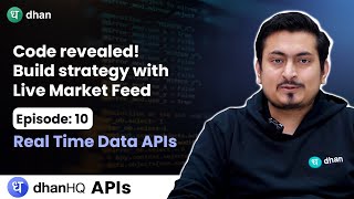 Build Algo Trading Strategies with Live Market Feed  DhanHQ APIs Explained in Hindi  Dhan [upl. by Tench]