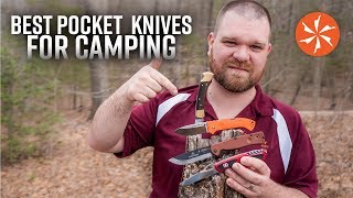 The Best Pocket Knives for Camping Hiking Bushcraft amp Survival at KnifeCentercom [upl. by Nosyerg]