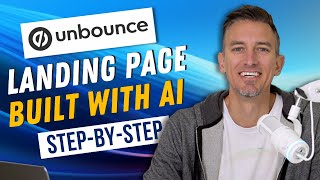 Unbounce Smart Builder Tutorial How to Create a HighConverting Landing Page With AI [upl. by Gunn]