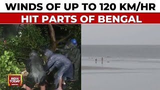 Cyclone Remal News Over 1 Lakh People In Bengal Evacuated 394 Flights Suspended At Kolkata Airport [upl. by Aisinut676]