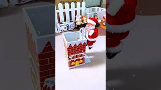 Electric Climbing Chimney Santa Claus Toy with Light amp Sound Effects [upl. by Cathrine]