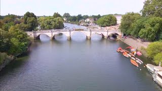 Richmond bridge celebrating 250 years and is the oldest bridge in London UK 20Aug2024 [upl. by Nereen419]