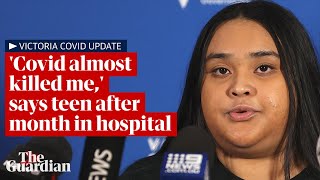 Australian high school student shares Covid story after one month in hospital it almost killed me [upl. by Nagy158]