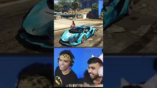 GTA 5 game 🤣techno gamerz vs mythplays gaming technogamerz newcargame [upl. by Gerlac295]