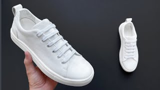 HOW TO BAR LACE SHOES EASY [upl. by Christenson]