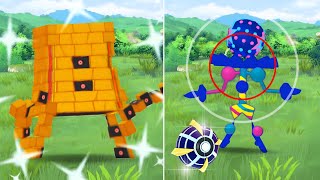 OMG 🤯 Shiny stakataka amp shiny blacephone ultra beasts in pokemon go [upl. by Strander]