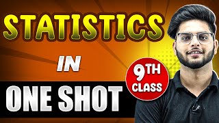 STATISTICS in 1 Shot  FULL Chapter Coverage ConceptsPYQs  Class 9th Maths [upl. by Alameda]