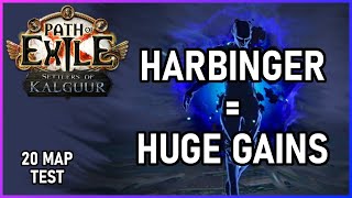 PoE 325 Is Harbinger Still the Currency King  20 Map Test  Settlers of Kalguur [upl. by Anazraf81]