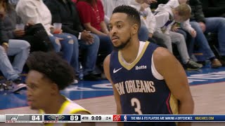 Highlights CJ McCollum w 22 points vs Utah Jazz 12282023 [upl. by Annocahs]