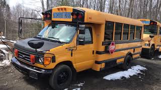 Tour of retired school buses [upl. by Lacombe753]