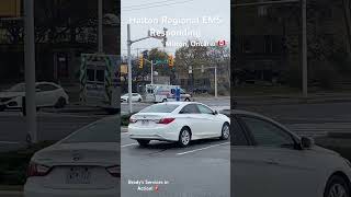 Halton Regional EMS Responding in Milton Ontario [upl. by Arundell]