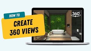 Create a 360 View  RoomSketcher App [upl. by Susette]