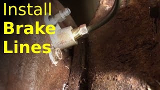 BEST way to install brake lines how NOT to round fittings [upl. by Artinad]