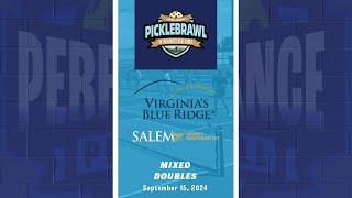 PickleBrawl in the Blue Ridge  Mixed Doubles  September 15 2024 [upl. by Winfrid]