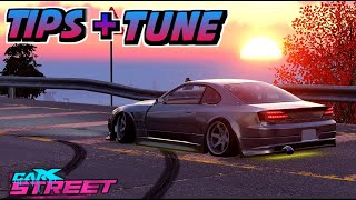 CarX Street  Master Your Drifting Skills With Nissan Silvia s15  Tune in 4k [upl. by Rebmit110]