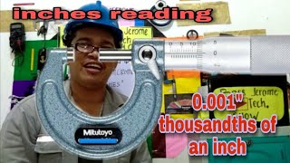 Paano magbasa ng micrometer sa inches reading  how to read micrometer in inches for beginners guide [upl. by Celestyn]