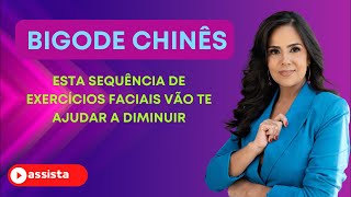 Bigode Chinês Sequência de exercícios faciais para diminuir [upl. by Adelric]