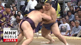 Bout of the Day Day 2 of the November 2024 GRAND SUMO Tournament  NHK WORLDJAPAN [upl. by Irrabaj]