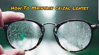 How to Maintain Crizal Lenses  How to Clean Crizal Prevencia Lenses Must Watch [upl. by Doe]