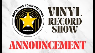 The Vinyl Record Show Announcement from Rock This Town Records [upl. by Introk]