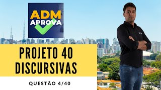 Aula Discursiva  Excelência na Gestão Pública  Prof Rafael Barbosa [upl. by Lester]