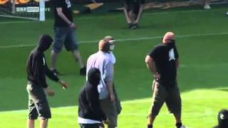 Geplanter RapidPlatzsturm beim Wiener Derby  Spielabbruch 22052011 HD [upl. by Mcarthur]