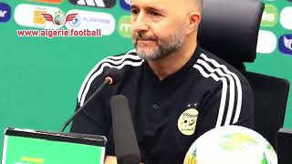 VIDEO COMPLETE DE LA CONFERENCE DE PRESSE DE BELMADI AU STADE NELSON MANDELA [upl. by Aisercal]