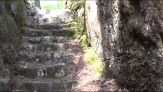 Agawa Rock Diabase Dike Tunnel Hike in Lake Superior Provincial Park [upl. by Kimmie249]