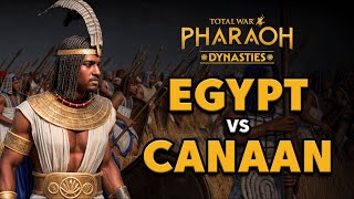 Egypt vs Canaan in the Battle of Megiddo Total War Pharaoh amp Dynasties [upl. by Jedidiah]