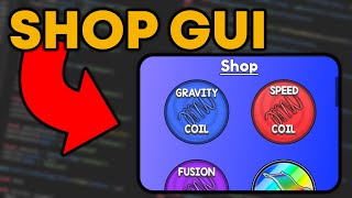 How to Make a Shop GUI in Roblox Studio 2024  Earn Robux [upl. by Feenah2]