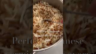 Perfect Lebanese vermicelli rice every time plantbasedfolk [upl. by Redmond]