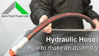 Hydraulic Hose  How To Make an Assembly [upl. by Ellak213]