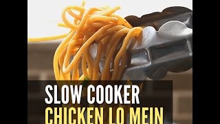 Slow Cooker Chicken Lo Mein [upl. by Akienaj]