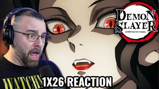 DEMON SLAYER 1X26 REACTION New mission SEASON FINALE [upl. by Jobie]