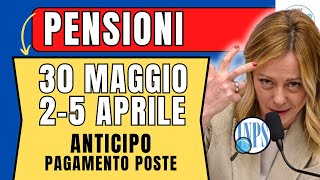 DATE UFFICIALI PAGAMENTI PENSIONI APRILE ➜ RITIRO  ANTICIPO PAGAMENTI PASQUA 2024  INVALIDI MINIME [upl. by Lister]