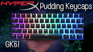 GK61 Optical Mechanical Red Switch  HyperX Double Shot Pudding Keycaps Ultimate Budget Gaming [upl. by Balough]