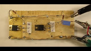 Astabile Multivibrator with FETS not ideal 30 Hz12 KC schematic and demo fun for experiments [upl. by Wichman]