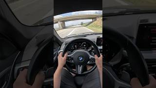 BMW G31 530d Touring 100200 kmh acceleration on Autobahn bmw acceleration shorts [upl. by Ititrefen84]