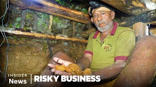 Inside Sri Lanka’s Deadly Underground Mines Filled With Rare Jewels  Risky Business  Insider [upl. by Acirre249]