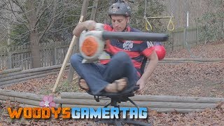 Leaf Blower Chair Spin [upl. by Eimmas]