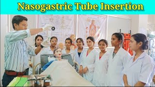 Nasogastric TubeRyles Tube Insertion Technique  Clinical Demonstration  Health Sector [upl. by Garreth190]