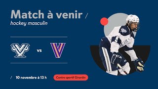 RSEQ D2 Hockey Masculin 🏒 Victoriaville  Drummondville 20241110 [upl. by Klayman]