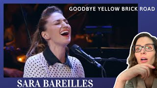 LucieV Reacts for the first time to Sara Bareilles  Goodbye Yellow Brick Road Live Cover [upl. by Noiek]