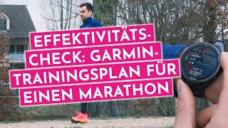 Lohnt sich ein Garmin Trainingsplan für eine Marathon Vorbereitung [upl. by Yelime]