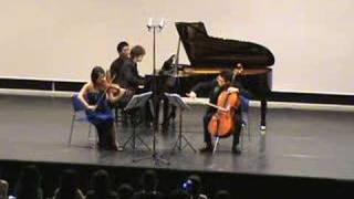 Eon Trio plays Shostakovich Trio No2 4th mvt part1 [upl. by Ahsiuqram]